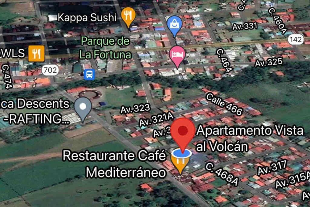 Apartamento Vista Al Arenal Apartment La Fortuna Bagian luar foto